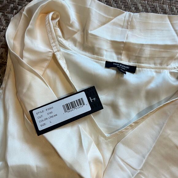 Issac Mizarahi Blouse Sz Large - Picture 2 of 4
